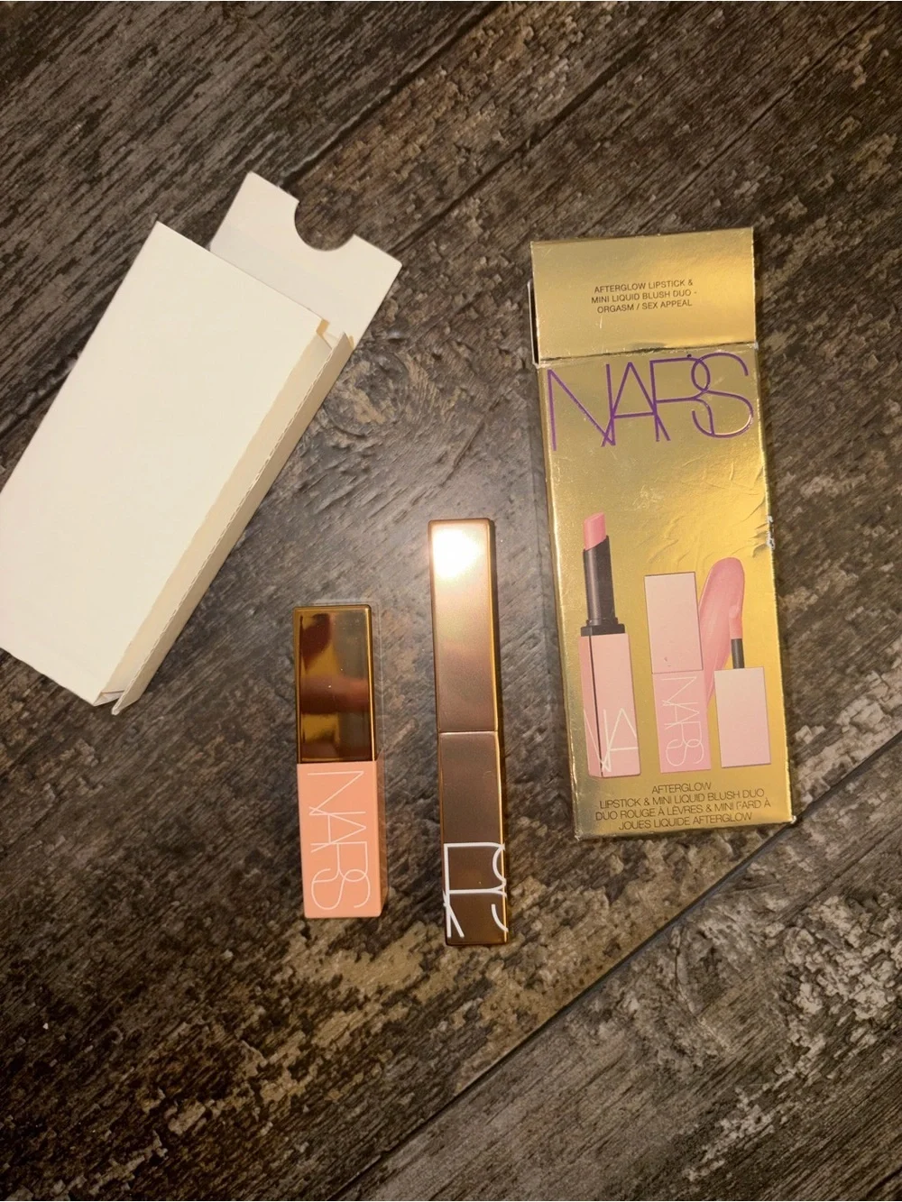 NARS AFTERGLOW LIPSTICK AND MINI BLUSH DUO